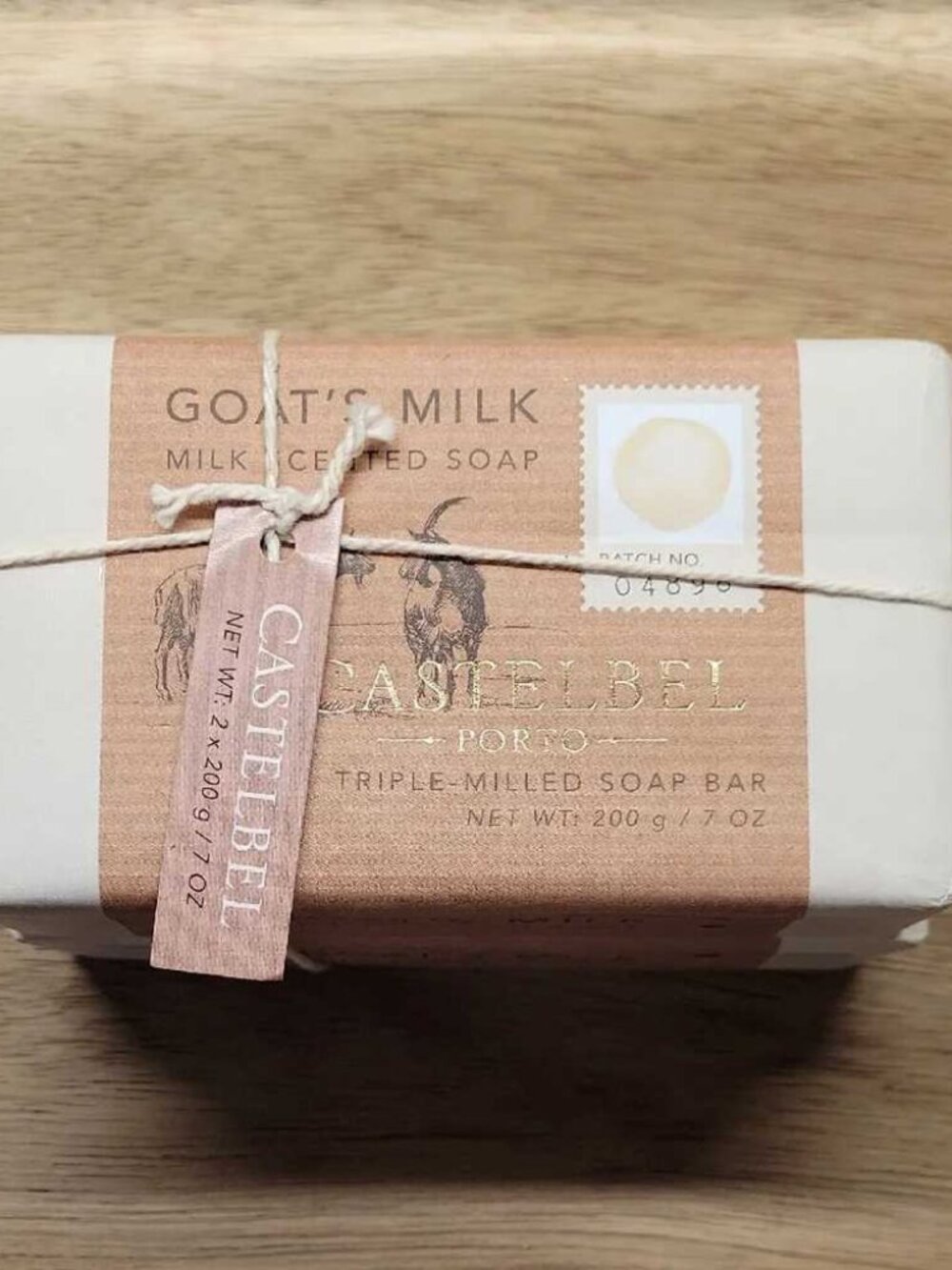 Castelbel Porto Goat Milk Soap Bar Set of 2 (7oz bars)